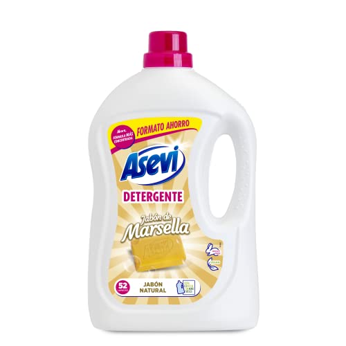 Detergente Asevi Jabón de Marsella 52+4 dosis