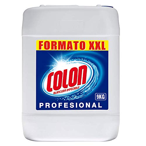 Colon - Detergente para lavadora profesional, adecuado para ropa blanca y de color, formato gel - 9 kg