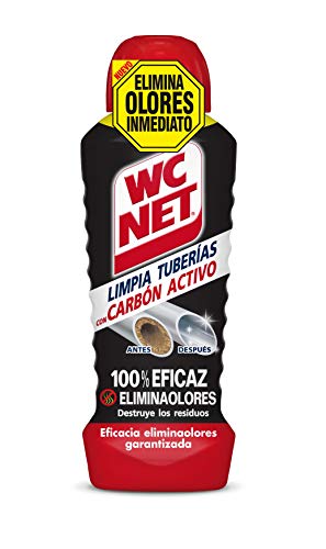 WC Net Limpia Tuberías con Carbón Activo, Compuesto, 700 ml (Paquete de 1)
