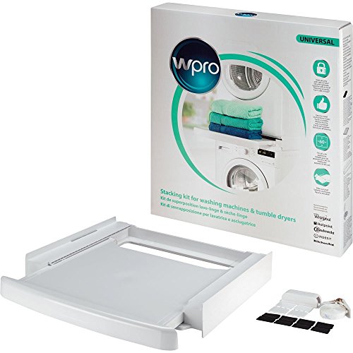 Wpro SKS101 Stacking kit - Piezas y accesorios de secadoras (Stacking kit, White, Plastic, Box, CE, 600 mm)